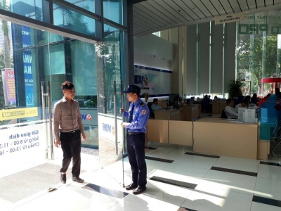 Ngày 30/06/2017 Công Ty Cổ Phần Dịch Vụ Bảo Vệ Ngân An tiến hành triển khai bảo vệ tại Ngân Hàng BIDV- CN Bắc Hà - Hà Nội